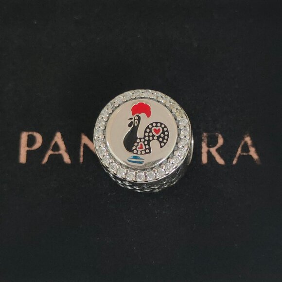 Pandora Charm Rooster of Portugal Charm Bead Travel Vacation S925 ALE with box - Picture 1 of 9